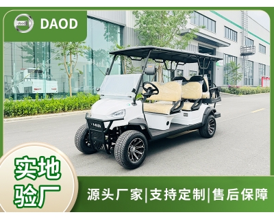 高爾夫4+2座電動(dòng)車(定制公路胎)